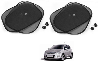 AuTO ADDiCT Side Window Sun Shade For Hyundai i20(Black)
