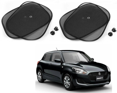 AuTO ADDiCT Side Window Sun Shade For Maruti Suzuki New Swift(Black)