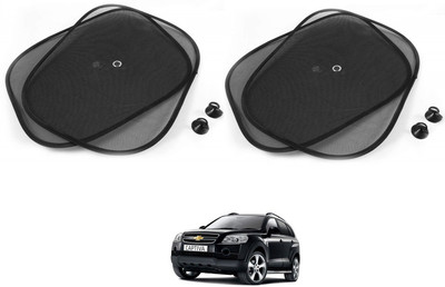 AuTO ADDiCT Side Window Sun Shade For Chevrolet Captiva(Black)