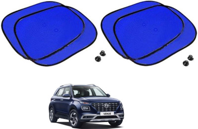 AuTO ADDiCT Side Window Sun Shade For Hyundai Wego(Blue)