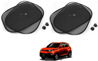 AuTO ADDiCT Side Window Sun Shade For Mahindra KUV 100(Black)