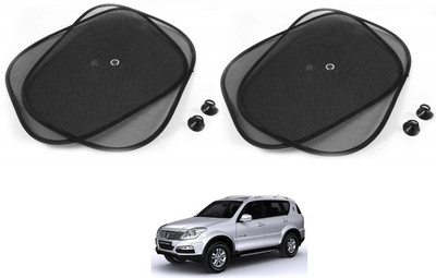 AuTO ADDiCT Side Window Sun Shade For Mahindra Rexton(Black)