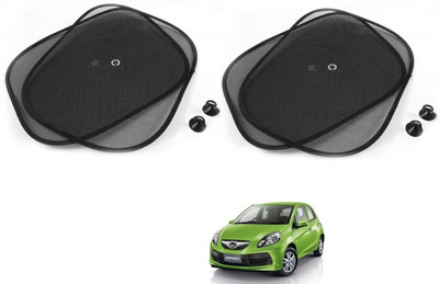 AuTO ADDiCT Side Window Sun Shade For Honda Brio(Black)