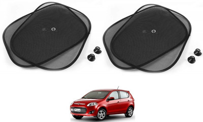 AuTO ADDiCT Side Window Sun Shade For Fiat Palio(Black)