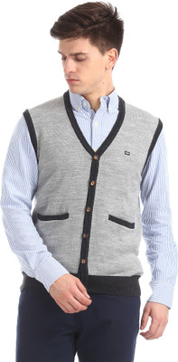 Proline Solid V neck Casual Men Grey Sweater Best Price in Proline Solid V neck Casual Men Grey Sweater Best Price in