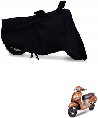AuTO ADDiCT Waterproof Two Wheeler Cover for TVS(Jupiter, Black)