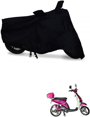 AuTO ADDiCT Waterproof Two Wheeler Cover for Avon(E Lite, Black)