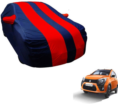 Flipkart SmartBuy Car Cover For Maruti Suzuki Celerio (With Mirror Pockets)(Blue, Red)