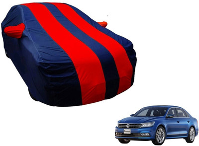 Flipkart SmartBuy Car Cover For Volkswagen Passat (With Mirror Pockets)(Blue, Red)