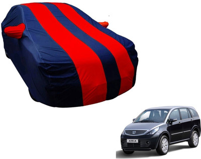 Flipkart SmartBuy Car Cover For Tata Aria (With Mirror Pockets)(Blue, Red)