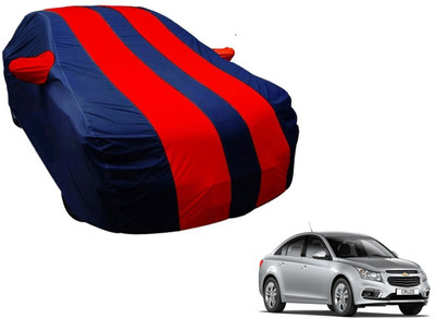 Amanzo Car Cover For Chevrolet Cruze (With Mirror Pockets)(Blue, Red)