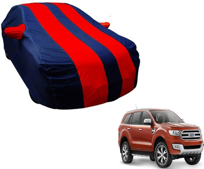 Flipkart SmartBuy Car Cover For Ford Endeavour (With Mirror Pockets)(Blue, Red)
