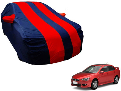 Amanzo Car Cover For Mitsubishi Lancer (With Mirror Pockets)(Blue, Red)
