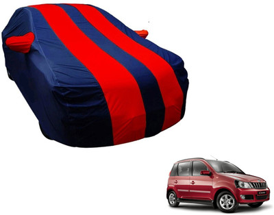 Amanzo Car Cover For Mahindra Quanto (With Mirror Pockets)(Blue, Red)