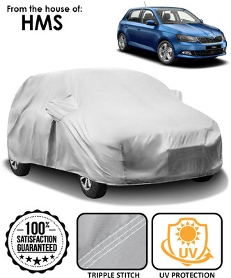 HMS Car Cover For Skoda Fabia (With Mirror Pockets)(Silver)