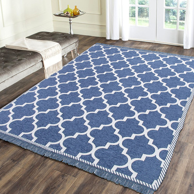 Flipkart SmartBuy Multicolor Chenille Carpet(4 ft,  X 6 ft, Rectangle)