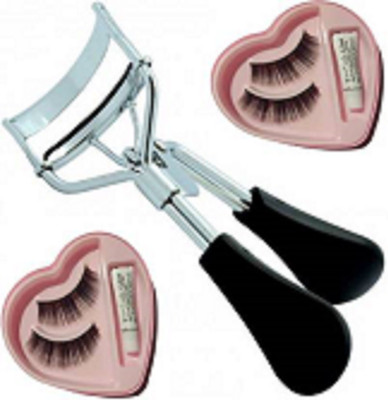 Glamezone Combo of Eyelash Curler and False Eyelashes(3 Items in the set)