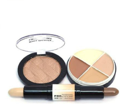 nnbb Face 3in1 Contour Kit 23001 Concealer (RTB, 34 g)(3 Items in the set)