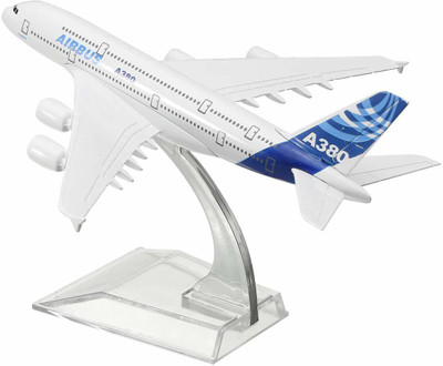 Sage Square 1 Compartments Metal Aircraft Model(White)