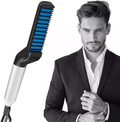 OM BHAGVATI Beard Straightening Comb WT-025 Hair Straightener(Multicolor)
