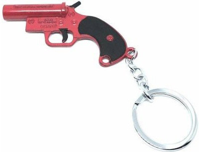 Rexter PUBG flare gun Collectible Metal Keychain for Car Bike Key Chain