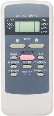 ZEDDY Remote Compatible for 137 Air Conditioner HITACHI Remote Controller(White, Grey)