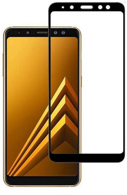 Ultimate Edge To Edge Tempered Glass for Samsung Galaxy A8 Plus(Pack of 1)