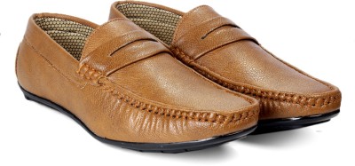 BXXY Men's Latest Casual Slip-On Loafers Driving Shoes For Men(Tan , 7)