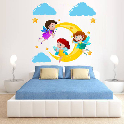 Wallzone 60 cm Angles Removable Sticker(Pack of 1)