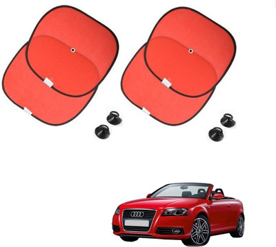 AuTO ADDiCT Side Window Sun Shade For Audi A3(Red)