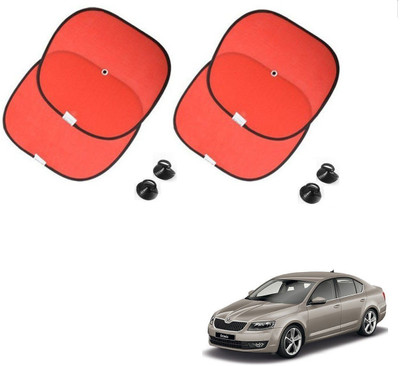KOZDIKO Side Window Sun Shade For Skoda Octavia(Red)