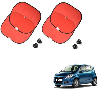 AuTO ADDiCT Side Window Sun Shade For Maruti Suzuki Ritz(Red)