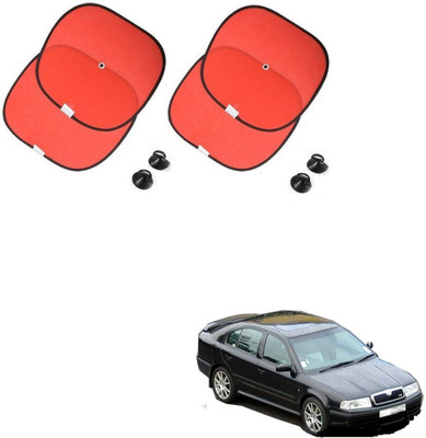 KOZDIKO Side Window Sun Shade For Skoda Octavia(Red)