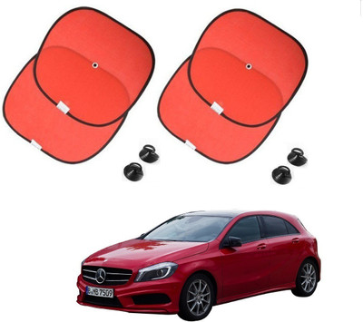 AuTO ADDiCT Side Window Sun Shade For Mercedes Benz A-Class(Red)