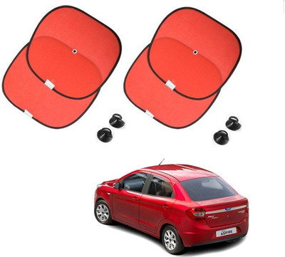 AuTO ADDiCT Side Window Sun Shade For Ford Aspire(Red)