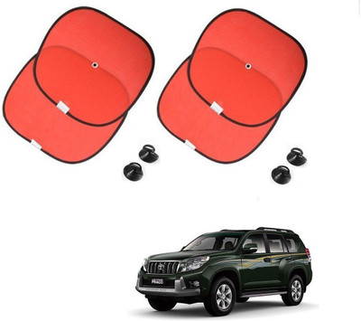 AuTO ADDiCT Side Window Sun Shade For Toyota Land Cruiser Prado(Red)