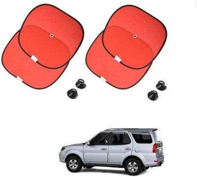 AuTO ADDiCT Side Window Sun Shade For Tata Grand Dicor(Red)
