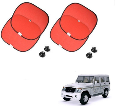 AuTO ADDiCT Side Window Sun Shade For Mahindra Bolero(Red)