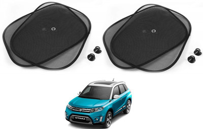 AuTO ADDiCT Side Window Sun Shade For Maruti Suzuki Vitara Brezza(Black)