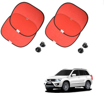 AuTO ADDiCT Side Window Sun Shade For Maruti Suzuki Grand Vitara(Red)