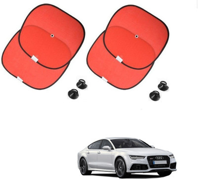 AuTO ADDiCT Side Window Sun Shade For Audi A7(Red)