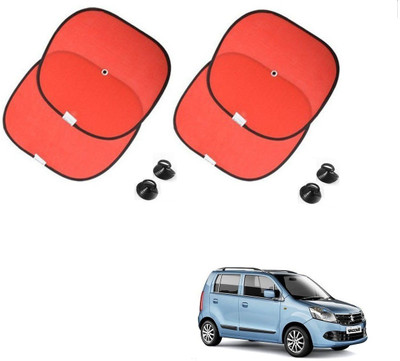 AuTO ADDiCT Side Window Sun Shade For Maruti Suzuki WagonR(Red)
