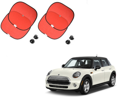 AuTO ADDiCT Side Window Sun Shade For Mini Cooper(Red)