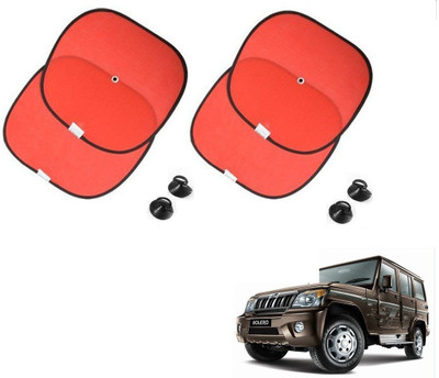 AuTO ADDiCT Side Window Sun Shade For Mahindra Bolero(Red)