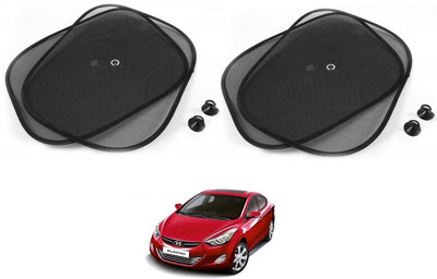 AuTO ADDiCT Side Window Sun Shade For Hyundai Elantra(Black)