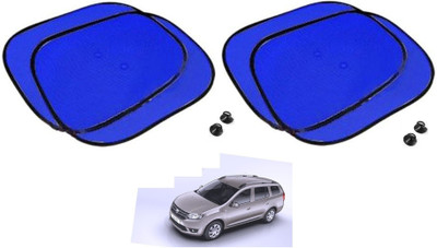 AuTO ADDiCT Side Window Sun Shade For Mahindra Logan(Blue)