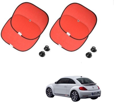 AuTO ADDiCT Side Window Sun Shade For Volkswagen Beetle(Red)