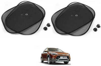 AuTO ADDiCT Side Window Sun Shade For Hyundai i10 Active(Black)