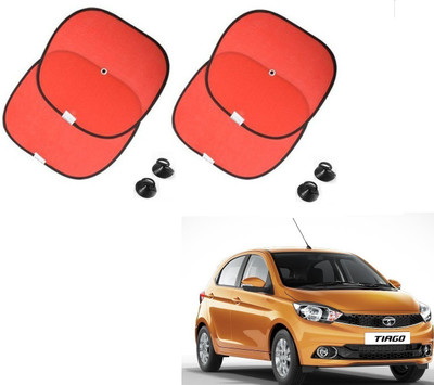KOZDIKO Side Window Sun Shade For Tata Tiago(Red)