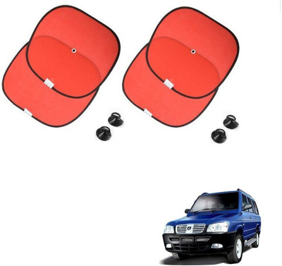 AuTO ADDiCT Side Window Sun Shade For Isuzu Evoque(Red)